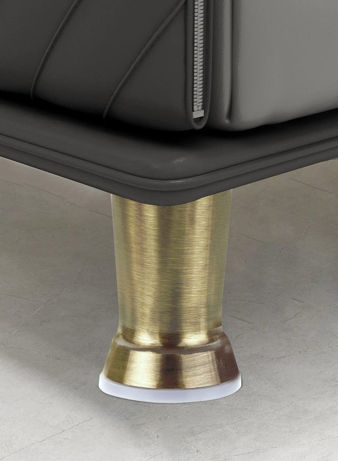 Plantex Heavy Duty Cone Shape 3 Inch Furniture Sofa Legs for Table/Sofa Support Legs/Sofa Furniture Leg/Table Leg/Set of 4 Pcs - (Brass Antique) - Image 2